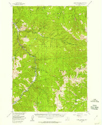 Garnet Mountain 1955 topographic map thumbnail