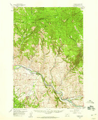Garrison 1958 topographic map thumbnail