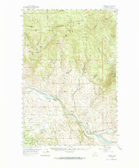 Garrison 1958 topographic map thumbnail