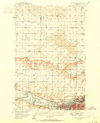 Great Falls 1951 topographic map thumbnail