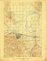 Helena 1899 topographic map thumbnail