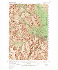Helena 1950 topographic map thumbnail
