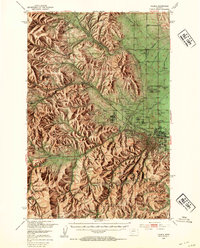 Helena 1950 topographic map thumbnail