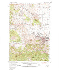 Helena 1950 topographic map thumbnail