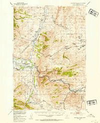 Jefferson Island 1950 topographic map thumbnail