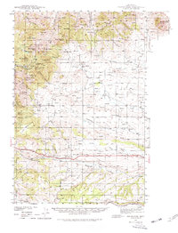 Judith Peak 1941 topographic map thumbnail