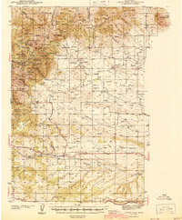 Judith Peak 1944 topographic map thumbnail