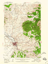 Lewistown 1941 topographic map thumbnail