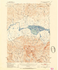 Lower Red Rock Lake 1950 topographic map thumbnail