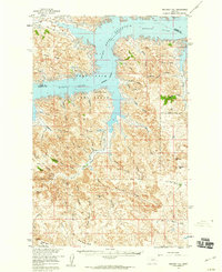 Maloney Hill 1958 topographic map thumbnail