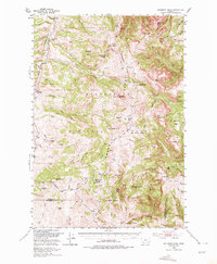 Monument Ridge 1950 topographic map thumbnail