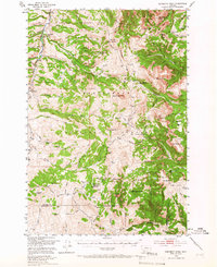 Monument Ridge 1950 topographic map thumbnail