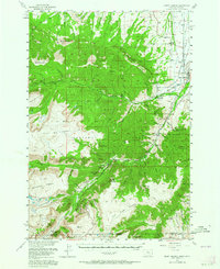 Mount Maurice 1956 topographic map thumbnail