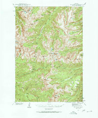 Mt Cowen 1940 topographic map thumbnail