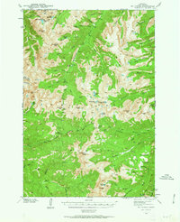 Mt Cowen 1940 topographic map thumbnail