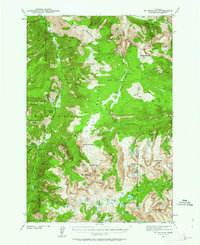 Mt Douglas 1941 topographic map thumbnail