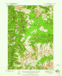 Mt Douglas 1941 topographic map thumbnail