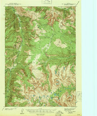 Mt Douglas 1943 topographic map thumbnail