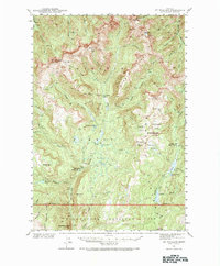 Mt Wallace 1940 topographic map thumbnail