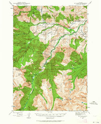 Mt Wood 1939 topographic map thumbnail