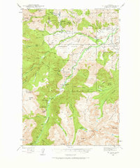 Mt Wood 1939 topographic map thumbnail