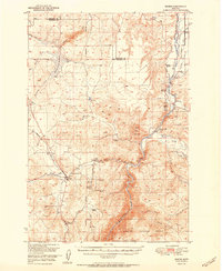 Norris 1951 topographic map thumbnail