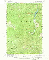 Painted Rocks Lake 1960 topographic map thumbnail