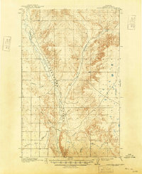 Porcupine Valley 1918 topographic map thumbnail