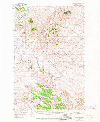 Rattlesnake 1956 topographic map thumbnail