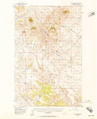 Rattlesnake 1956 topographic map thumbnail