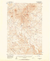 Rattlesnake 1956 topographic map thumbnail