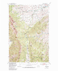 Sedan 1951 topographic map thumbnail