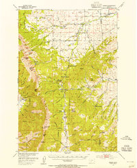 Sedan 1951 topographic map thumbnail
