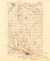 Shelby 1943 topographic map thumbnail