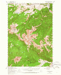 Spanish Peaks topographic map thumbnail