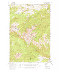 Spanish Peaks 1950 topographic map thumbnail