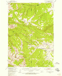 Sphinx Mountain 1950 topographic map thumbnail