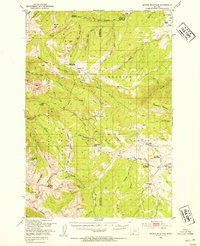 Sphinx Mountain 1950 topographic map thumbnail