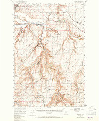 Stockett 1955 topographic map thumbnail