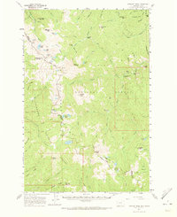 Straight Peak 1960 topographic map thumbnail