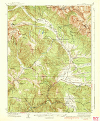 Taylor Park 1937 topographic map thumbnail