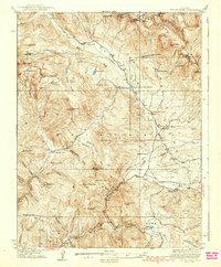 Taylor Park 1937 topographic map thumbnail