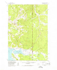 Tepee Creek topographic map thumbnail