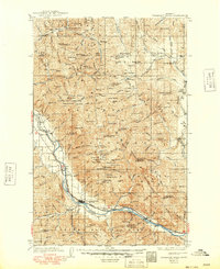 Thompson Falls 1937 topographic map thumbnail