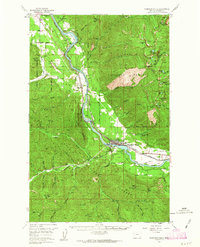 Thompson Falls 1957 topographic map thumbnail