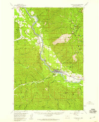 Thompson Falls 1957 topographic map thumbnail