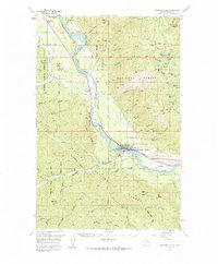 Thompson Falls 1957 topographic map thumbnail