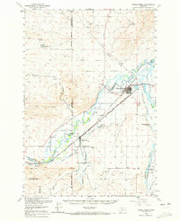Three Forks 1950 topographic map thumbnail