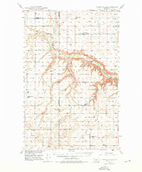 Timber Coulee 1949 topographic map thumbnail
