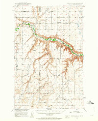 Timber Coulee 1949 topographic map thumbnail